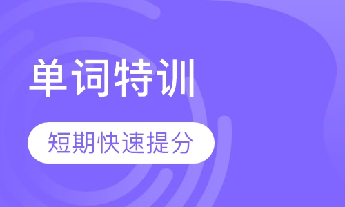 暑假一对一单词特训营