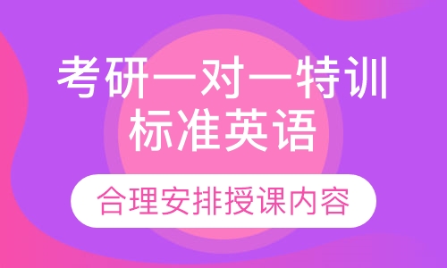 考研一对一特训标准辅导英语一对一20课时