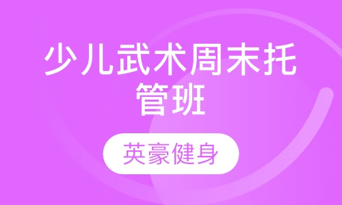 成都少儿武术培训班,周末托管班