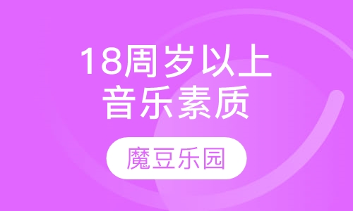 18周岁以上音乐素质进修课程