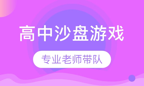 高中沙盘游戏