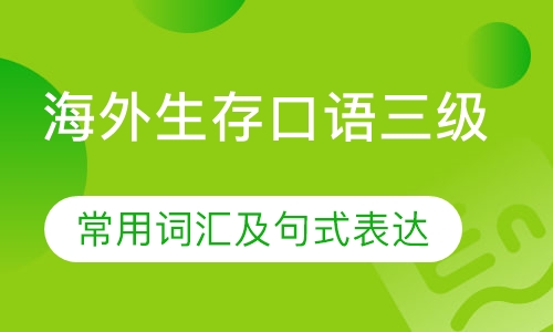 海外生存口语三级