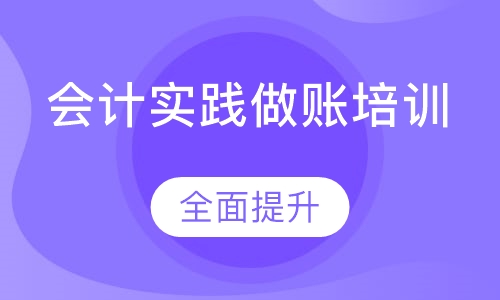 会计实践做账培训