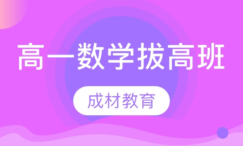 高一数学基础巩固培优拔高课程