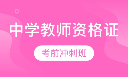 中学教师资格证考前冲刺班