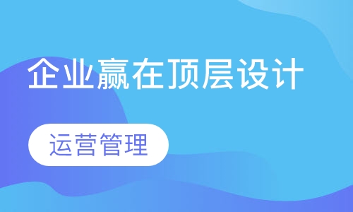 企业赢在顶层设计