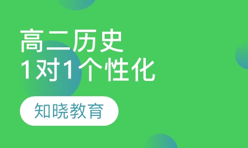 高中二年级历史 1对1个性化辅导
