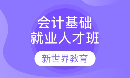 会计基础就业人才班