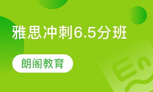 雅思冲刺6.5分班