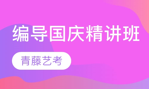 编导国庆精讲班