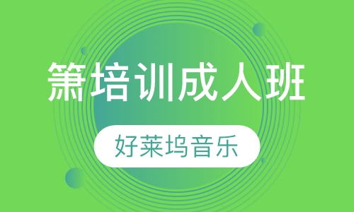 箫培训成人班