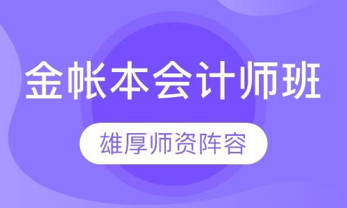 金帐本会计师班