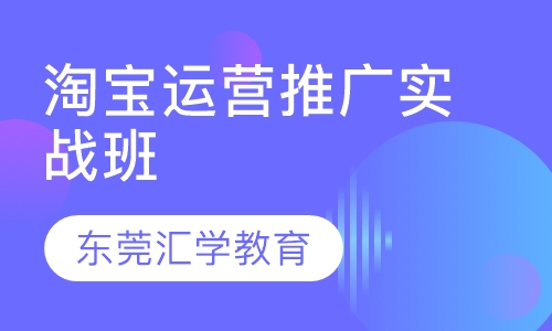 淘宝运营推广实战班