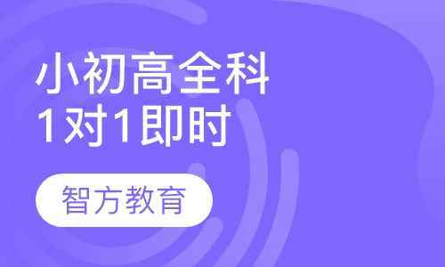 小初高全科辅导1对1即时