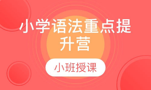 小学语法重点提升营