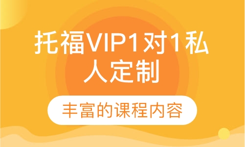 托福VIP1对1私人定制
