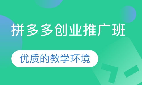 拼多多创业推广班