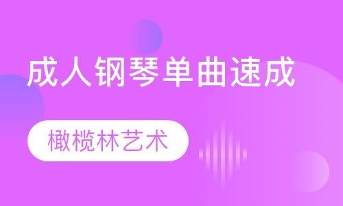 成人钢琴单曲速成