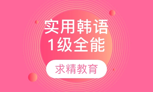 实用韩语1级 全能班