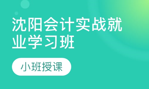 沈阳会计实战就业学习班