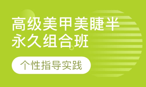 高级美甲美睫半永久组合课程
