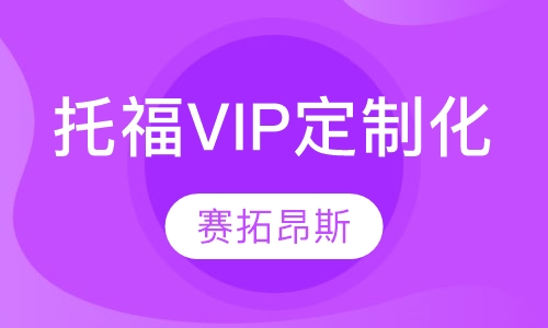 托福VIP 定制化课程