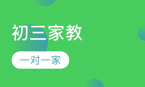 一对一家教辅导初三