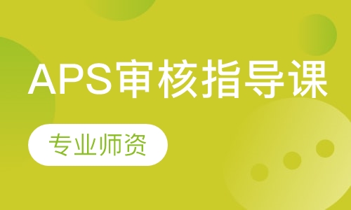 APS 审核指导课