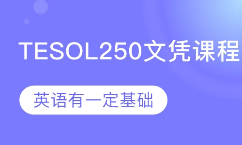 TESOL 250文凭课程