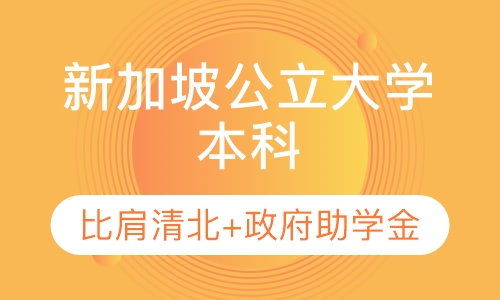 新加坡公立大学本科