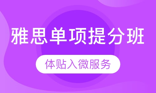 雅思单项提分班