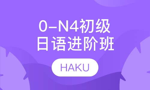 0-N4初级上下日语（进阶班）