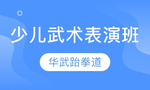 少儿武术表演班