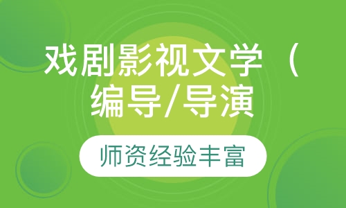 戏剧影视文学（编导/导演）