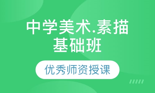 中学美术.素描基础班
