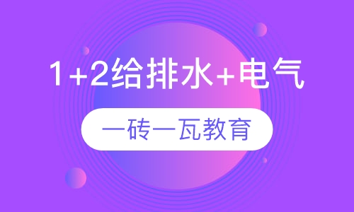 录播课+直播课1+2给排水+电气
