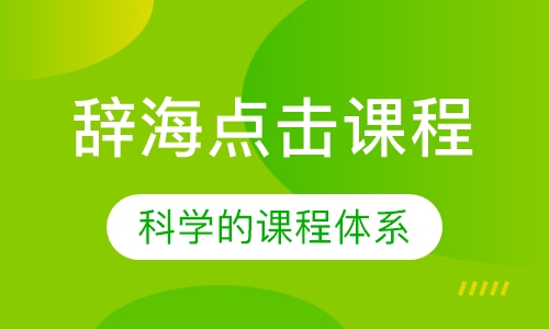 辞海点击课程