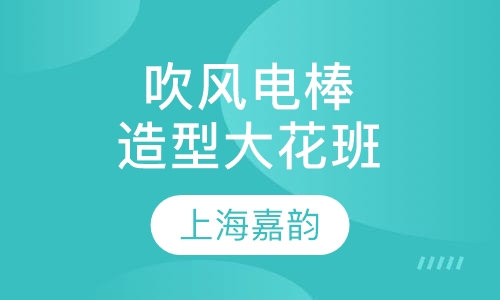 吹风电棒造型大花班