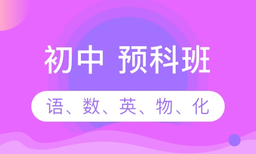 初中语文、数学、英语、物理、化学预科班
