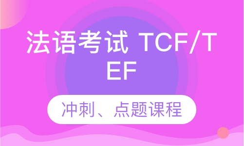 法语考试（TCF/TEF）冲刺、点题课程
