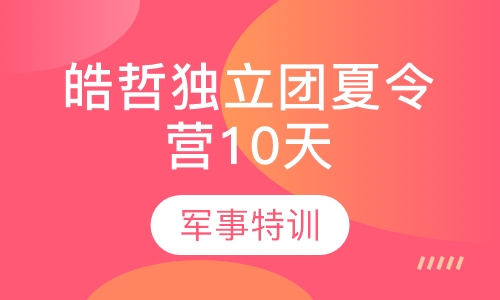 皓哲独立团夏令营10天