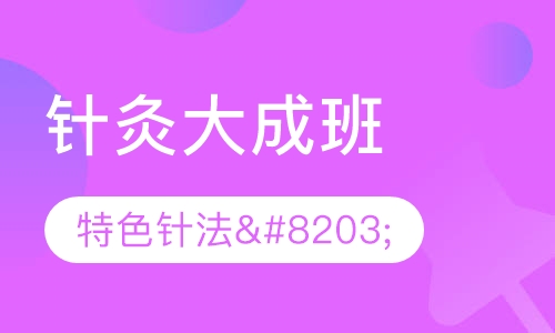 针灸大成班