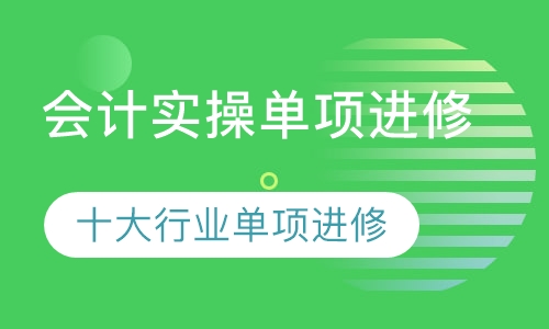 会计实操单项进修班