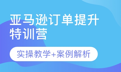 亚马逊网络营销订单提升特训营