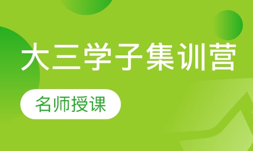 大三学子集训营