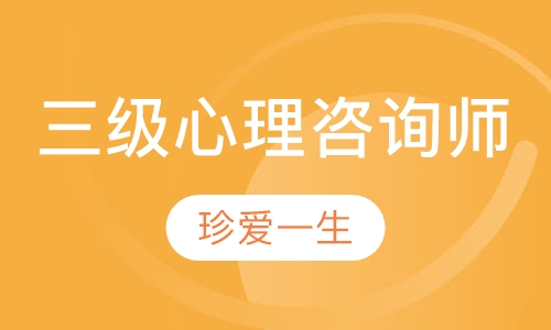 三级心理咨询师培训