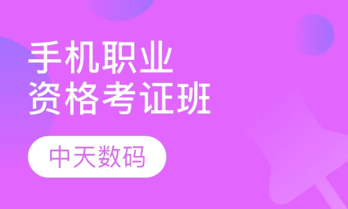 手机职业资格证考证班