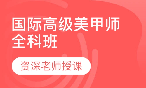 国际高级美甲师全科班