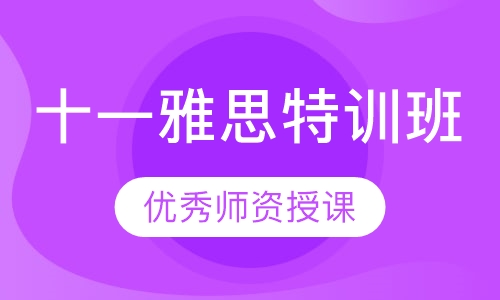 十一雅思特训班
