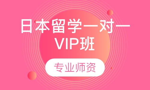日本留学一对一VIP班
